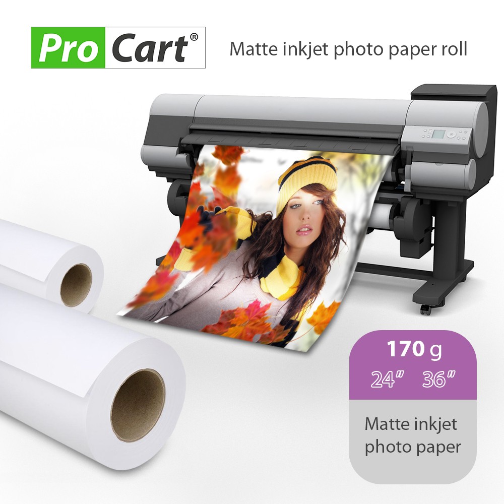 Rola de hartie FOTO MATA 170 gr pentru plottere 24 Inch - imagine 3